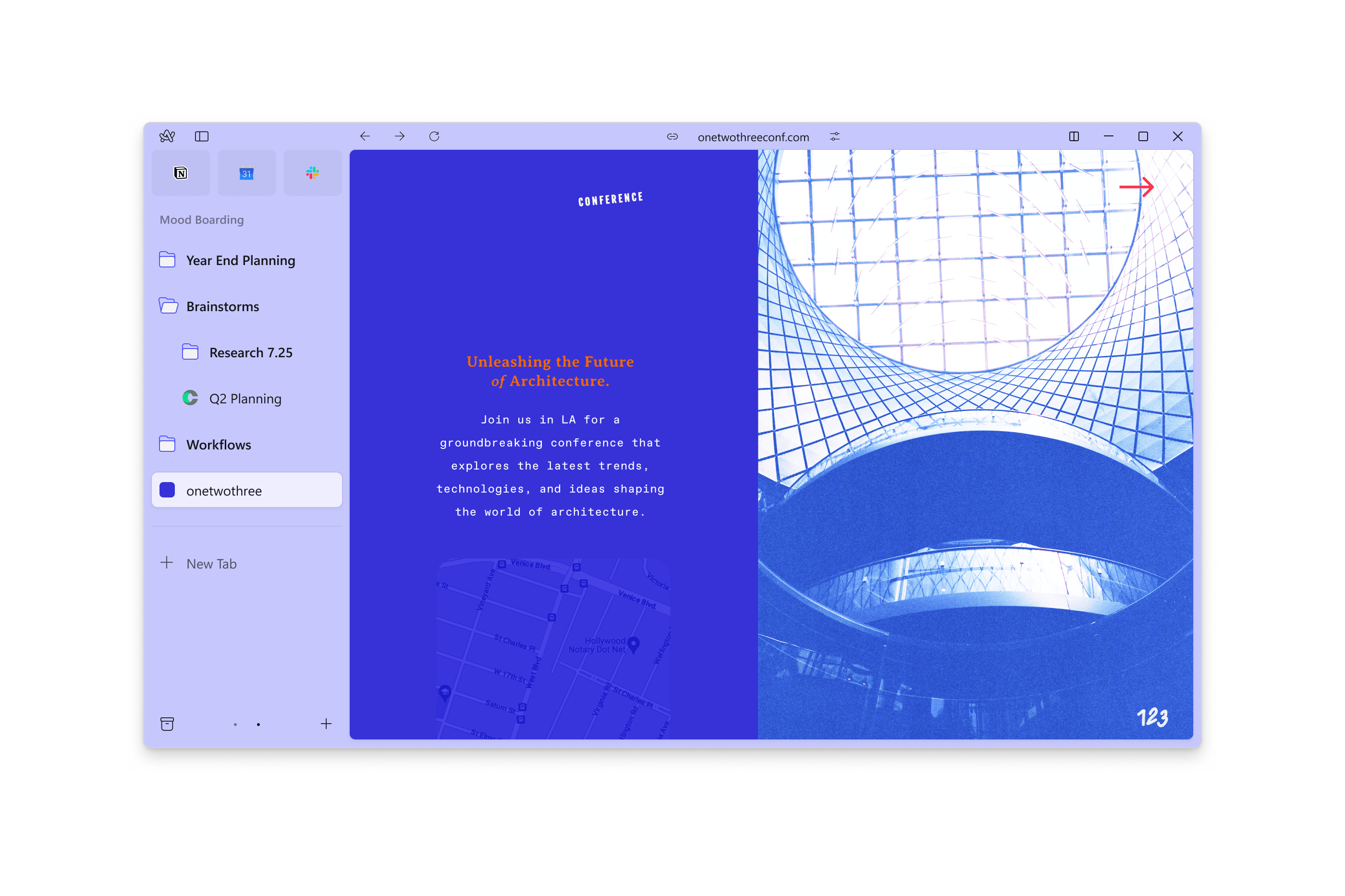 Screenshot of Arc by The Browser Company of New York